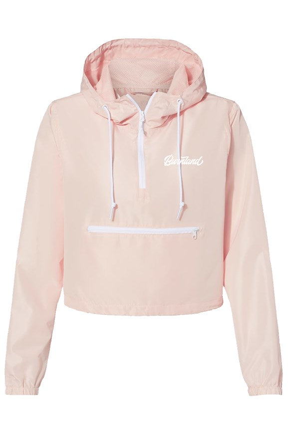 Lightweight Pullover Crop Windbreaker